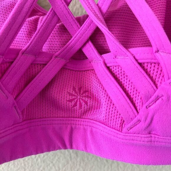 Athleta Hot Pink Fully Focused Sports Bra - Picture 8 of 11